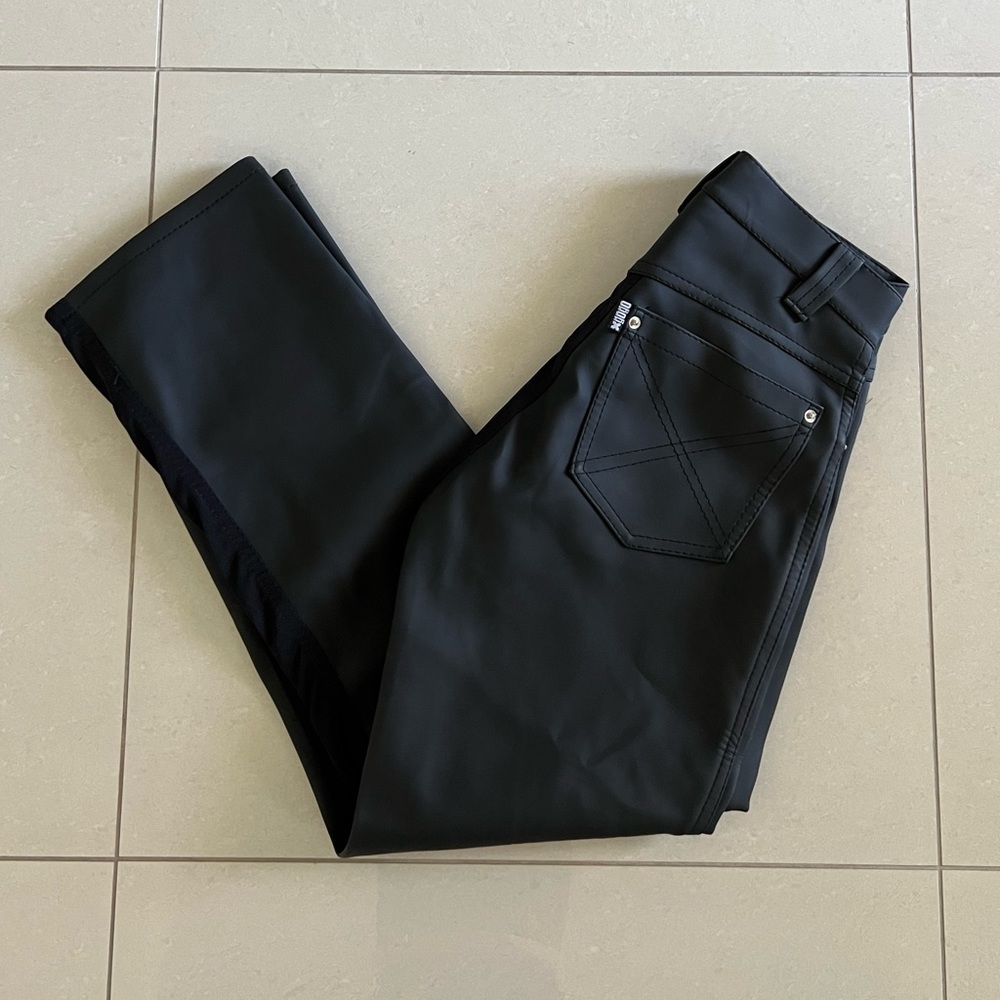 Oilskin black pants